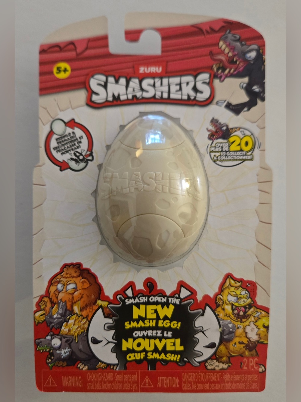 ZURU Smashers Smash Egg Toy - Cream Surprise Egg